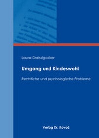 Abbildung von: Umgang und Kindeswohl - Kovac, Dr. Verlag