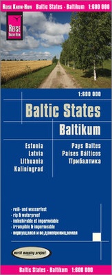 Abbildung von: Reise Know-How Landkarte Baltikum / Baltic States (1:600.000) : Estland, Lettland, Litauen und Region Kaliningrad - Reise Know-How Verlag Peter Rump GmbH
