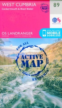 Abbildung von: West Cumbria, Cockermouth & Wast Water - Ordnance Survey