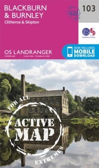 Abbildung von: Blackburn & Burnley, Clitheroe & Skipton - Ordnance Survey