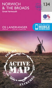 Abbildung von: Norwich & the Broads, Great Yarmouth - Ordnance Survey