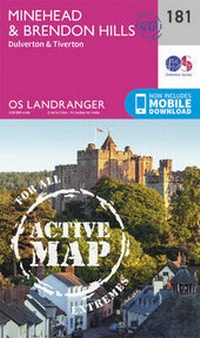 Abbildung von: Minehead & Brendon Hills, Dulverton & Tiverton - Ordnance Survey