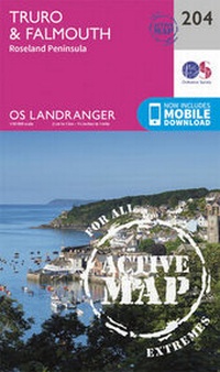 Abbildung von: Truro & Falmouth, Roseland Peninsula - Ordnance Survey