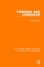 Cover: Thinking and Language - Routledge
