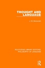 Cover: Thought and Language - Routledge