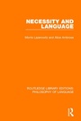 Cover: Necessity and Language - Routledge