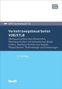 Abbildung von: Verkehrswegebauarbeiten VOB/STLB-Bau - DIN Media