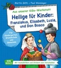 Cover: Heilige f&uuml;r Kinder: Franziskus, Elisabeth, Luzia und Don Bosco - Don Bosco Medien