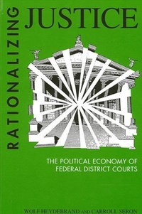Enlarge image Cover: Rationalizing Justice - State University of New York Press
