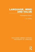 Cover: Language, Mind and Value - Routledge