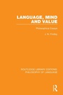 Cover: Language, Mind and Value - Routledge