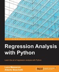 Cover: Regression Analysis with Python - Packt Publishing