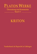 Cover: Kriton - Vandenhoeck & Ruprecht