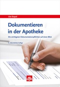 Cover: Dokumentieren in der Apotheke - Avoxa - Mediengruppe Deutscher Apotheker