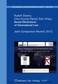 Cover: Social Dimensions of International Law - utzverlag