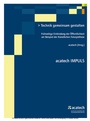 Cover: Technik gemeinsam gestalten - utzverlag