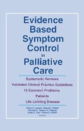 Cover: Evidence Based Symptom Control in Palliative Care - Haworth Press Inc