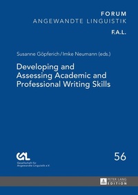 Enlarge image Cover: Developing and Assessing Academic and Professional Writing Skills - Peter Lang Verlag