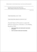 Cover: The Building Act 1984 - TSO