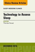 Cover: Technology to Assess Sleep, An Issue of Sleep Medicine Clinics - Elsevier