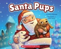 Enlarge image Cover: Santa Pups - Scholastic US