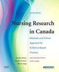 Cover: Nursing Research in Canada - Mosby Canada