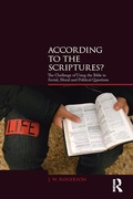 Cover: According to the Scriptures? - Routledge