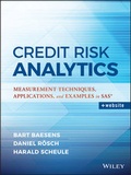 Cover: Credit Risk Analytics - Wiley