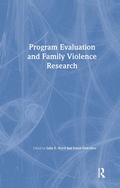 Cover: Program Evaluation and Family Violence Research - Routledge