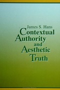 Cover: Contextual Authority and Aesthetic Truth - State University of New York Press