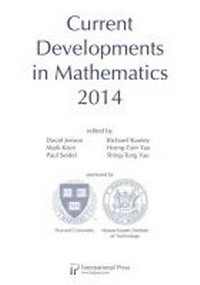 Enlarge image Cover: Current Developments in Mathematics, 2014 - International Press of Boston Inc