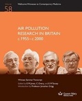 Cover: Air Pollution Research in Britain C.1955-C.2000 - Qmul History C20medicine