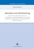 Cover: Abschied vom Globalantrag - Centaurus Verlag & Media