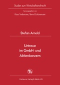 Cover: Untreue im GmbH- und Aktienkonzern - Centaurus Verlag & Media
