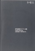 Cover: Studiohefte 28. Sabine Groschup (JC{639}) 1/2 Edition etc. - Tiroler Landesmuseum