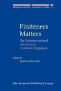 Cover: Finiteness Matters - John Benjamins Publishing Company