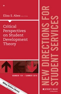 Enlarge image Cover: Critical Perspectives on Student Development Theory - Jossey-Bass