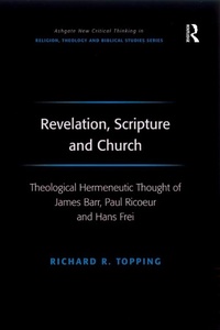 Enlarge image Cover: Revelation, Scripture and Church - Routledge