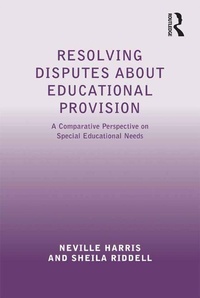 Abbildung von: Resolving Disputes about Educational Provision - Routledge