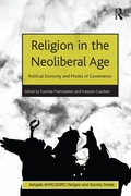 Cover: Religion in the Neoliberal Age - Routledge