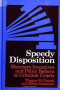 Cover: Speedy Disposition - State University of New York Press