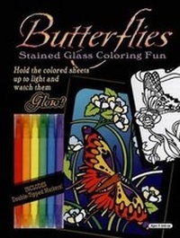 Enlarge image Cover: Butterflies Stained Glass Coloring Fun - Dover Publications Inc.