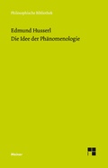 Cover: Die Idee der Ph&auml;nomenologie - Meiner