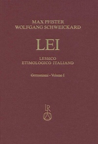 Abbildung von: Lessico Etimologico Italiano, Germanismi vol. I - Reichert Verlag