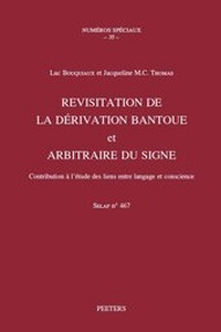 Abbildung von: Revisitation de la derivation bantoue et arbitraire du signe - Peeters Publishers