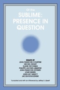 Cover: Of the Sublime: Presence in Question - State University of New York Press