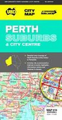 Abbildung von: Perth Suburbs & City Centre Map 618 6th ed - UBD Gregory's