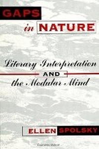 Enlarge image Cover: Gaps in Nature - State University of New York Press