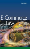 Cover: E-Commerce Law - Routledge Cavendish