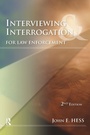 Cover: Interviewing and Interrogation for Law Enforcement - Routledge